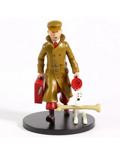 Figura Tintín y Milú Travel 2