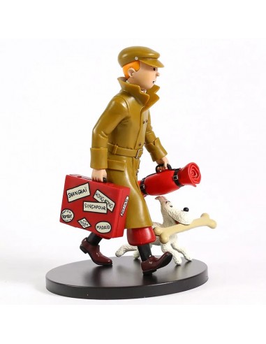 Figura Tintín y Milú Travel