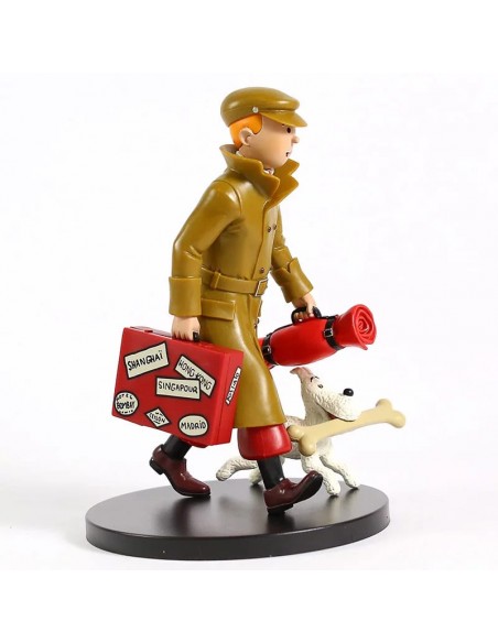 Figura Tintín y Milú Travel