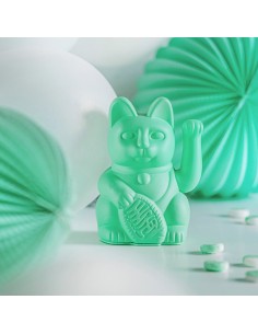 Lucky Cat Mint Green 2