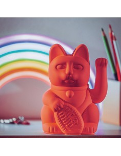 Lucky Cat Neon Orange 2