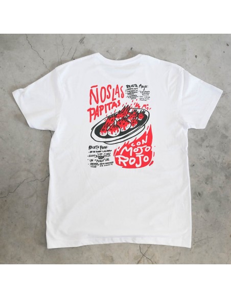 Camiseta PAPAS CON MOJO ROJO Hugu