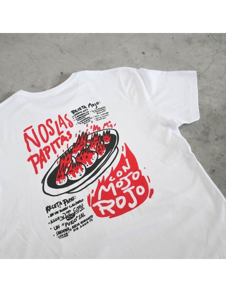 Camiseta PAPAS CON MOJO ROJO Hugu