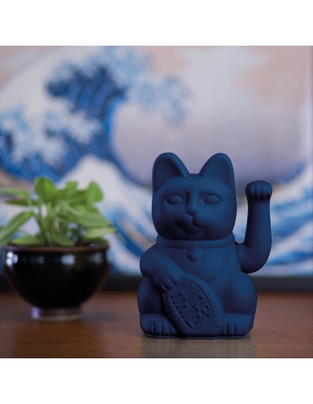 Lucky Cat Dark Blue