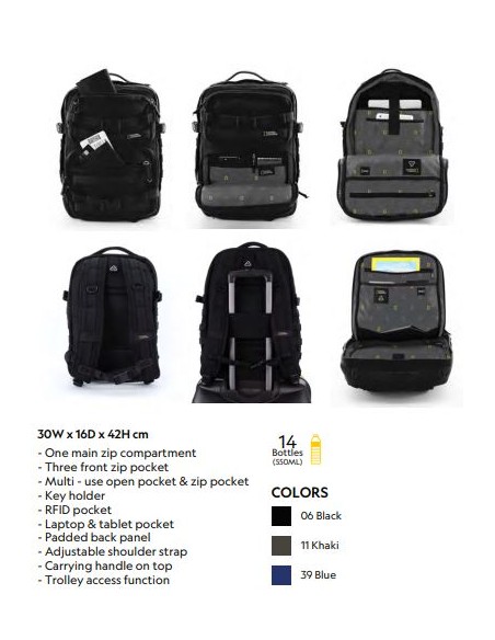 Mochila Rocket S NG Kaki