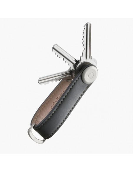 Orbitkey 2.0 Leather Charcoal/Grey