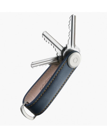 Orbitkey 2.0 Leather Navy/Tan