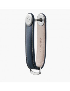 Orbitkey 2.0 Leather Navy/Tan 2