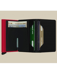 Slimwallet Cubic Black Red Titanium 2