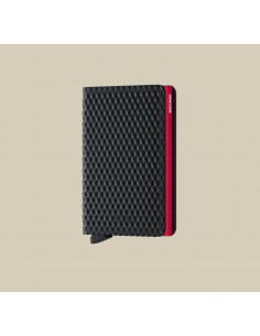 Slimwallet Cubic Black Red Titanium
