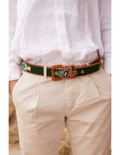 Cinturón Latch - Green Velvet