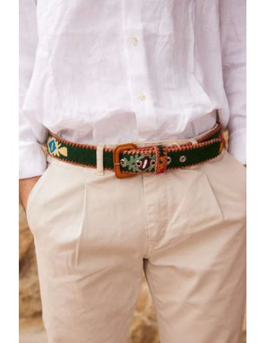 Cinturón Latch - Green Velvet