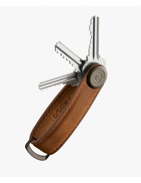 Key Organiser Crazy Horse Leather Chesnut Brown/Brown